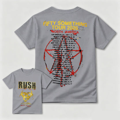 To Honor Rush Fifty Something Tour 2026 North America Official Concert Poster T-Shirt