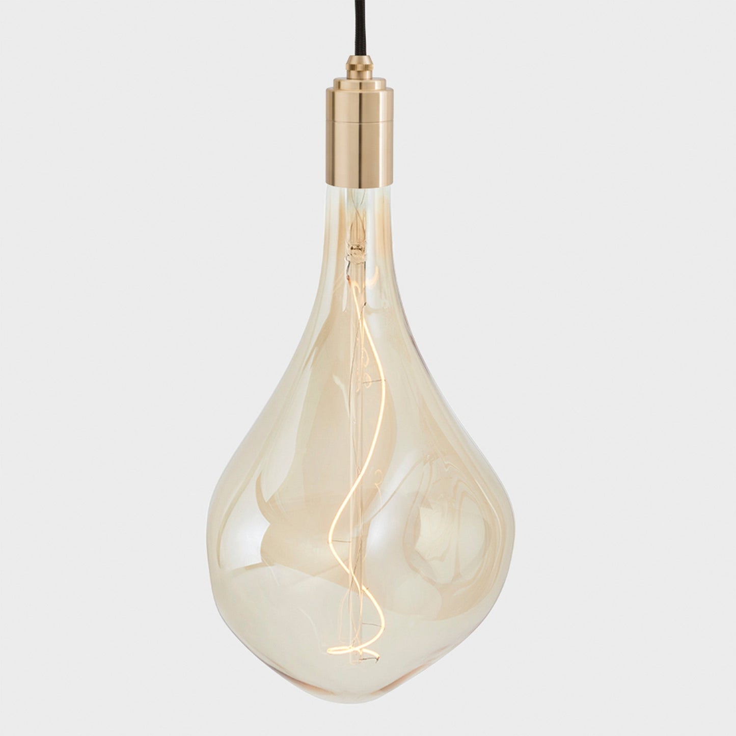 Triple Pendant in Brass + Voronoi III