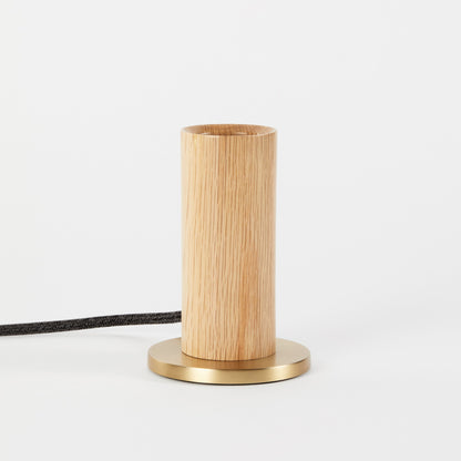 Knuckle Table Lamp in Oak + Noma