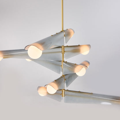 Sycamore Chandelier 5 Tiers in Dawn Grey