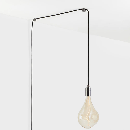 Voronoi III Plug-In Pendant in Graphite