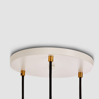 Triple Pendant in Brass