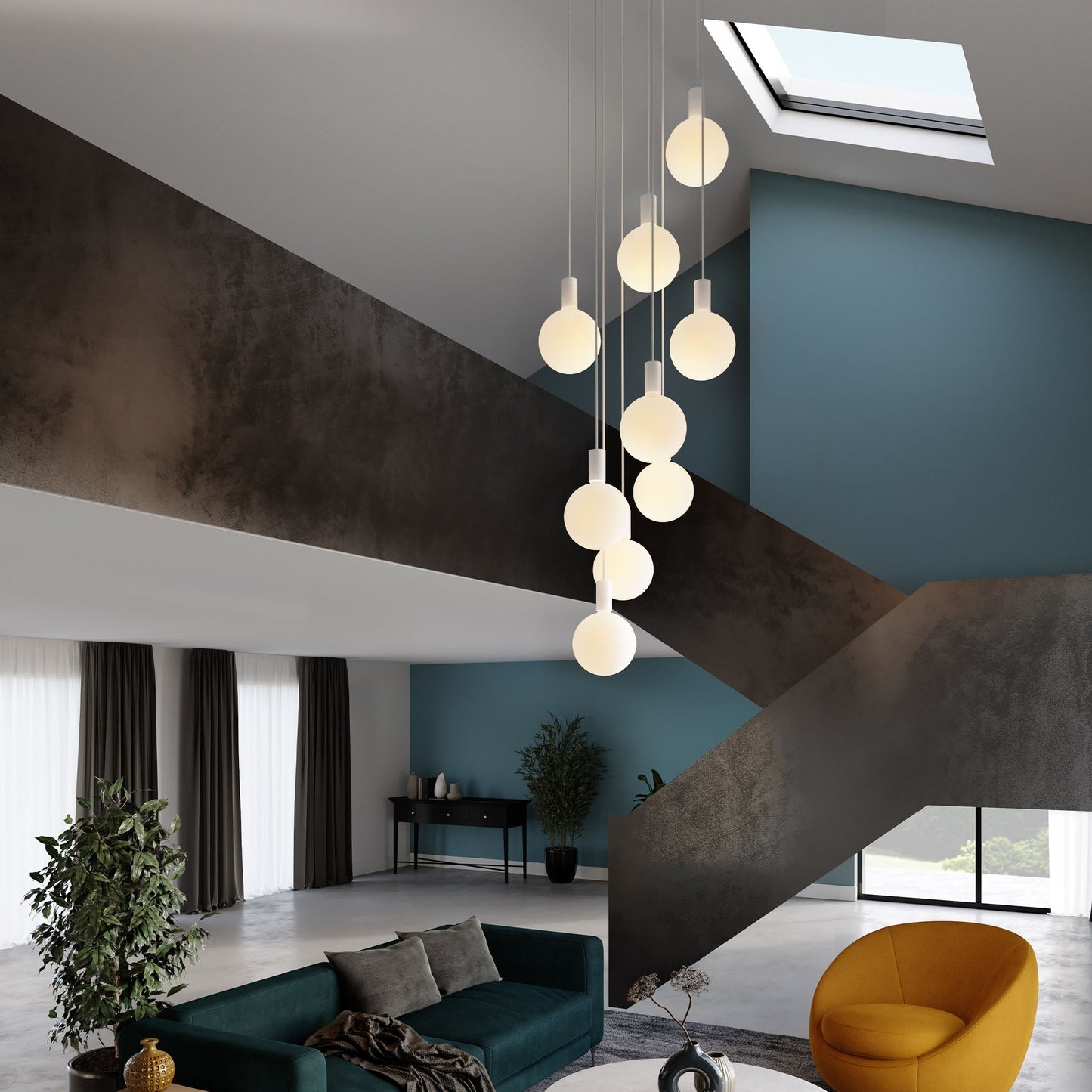 Alumina Nine Pendant + Sphere V