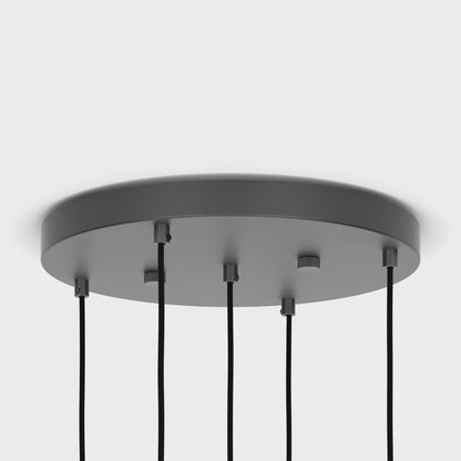 Five Pendant in Graphite
