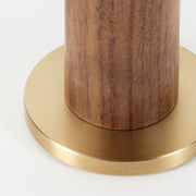 Knuckle Table Lamp in Walnut + Sphere IV - Set of 2